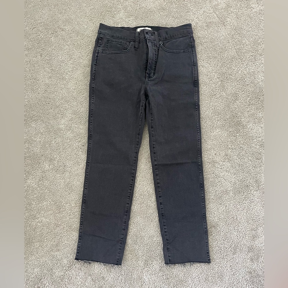 Stovepipe black madewell jeans